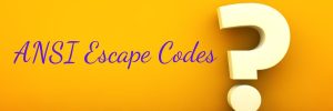 What are ANSI escape codes? | Outshine Labs